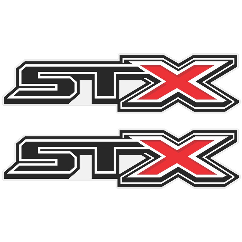 GOLD HOOK ملصقات F150 STX للشاحنة، ملصقات بديلة بجانب السرير، سلسلة ممتازة (لمسة نهائية معدنية) - Image 1